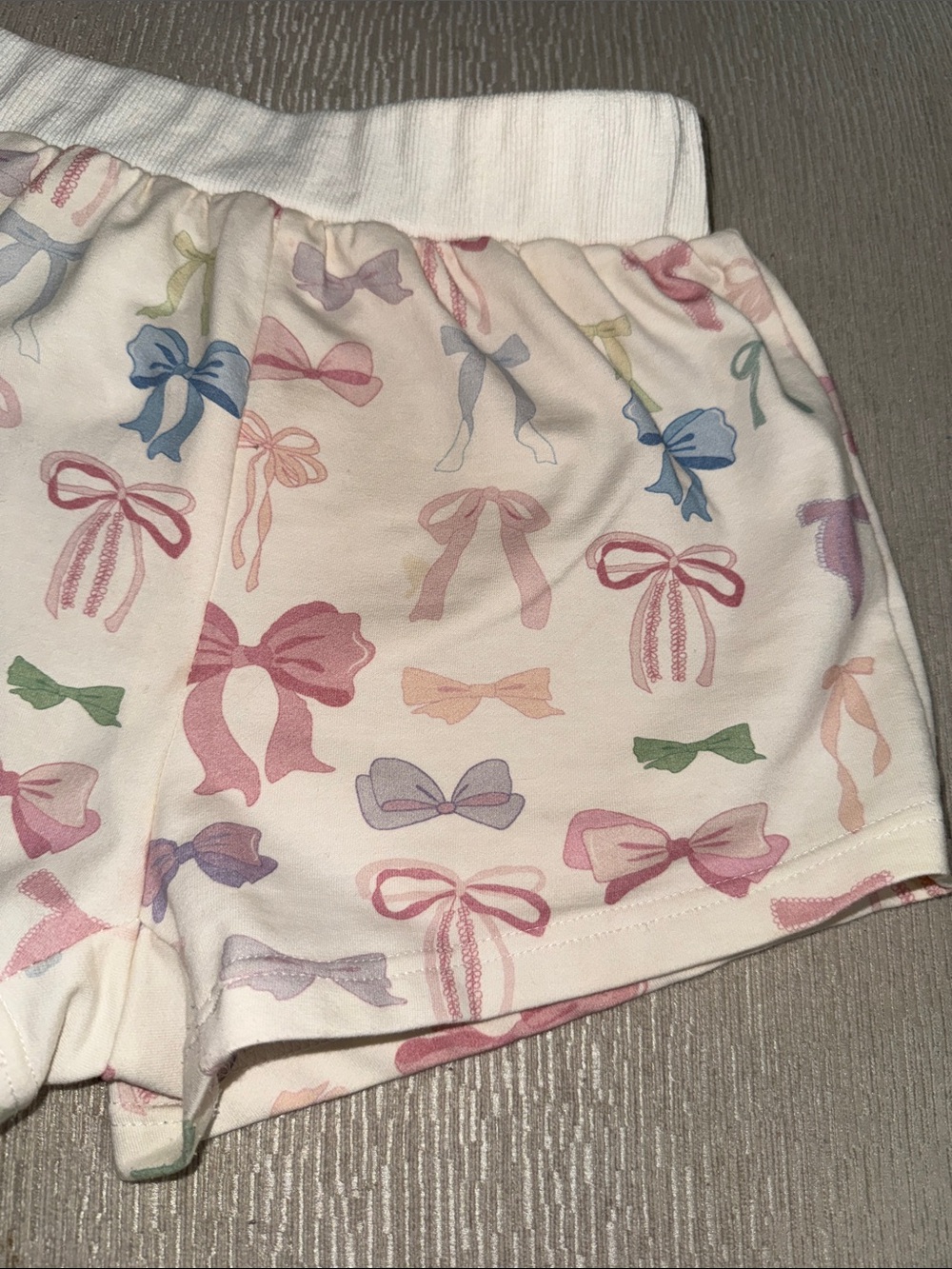 Lola and the Boys White Bow Print Pajama Set - Pink & Pastel Bows size 14 - Picture 8 of 17